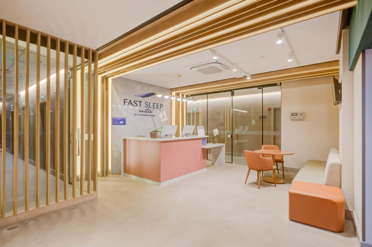 Fast Sleep Suites By Slaviero Hoteis - Hotel Dentro Do Aeroporto De Guarulhos - Terminal 2 - Desembarque Oeste المظهر الخارجي الصورة